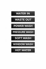 Disruptor Stingray HDPE name plate