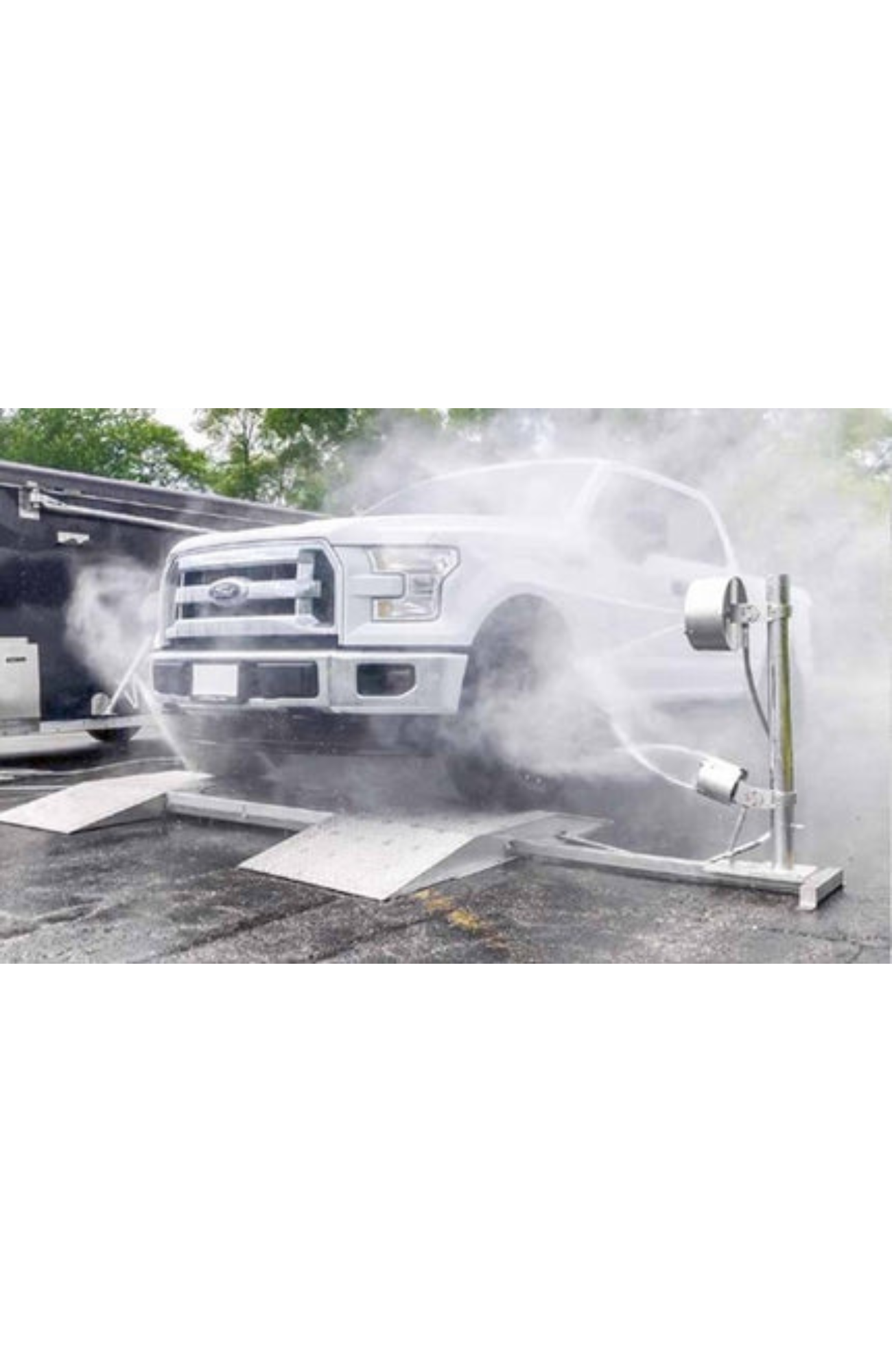 Limpiador de tren de rodaje Mosmatic con rampa - Kit de mangueras - 80.560