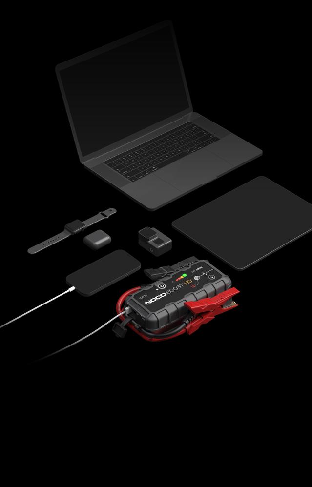 NOCO Boost GB70 charging mobile devices and electronics