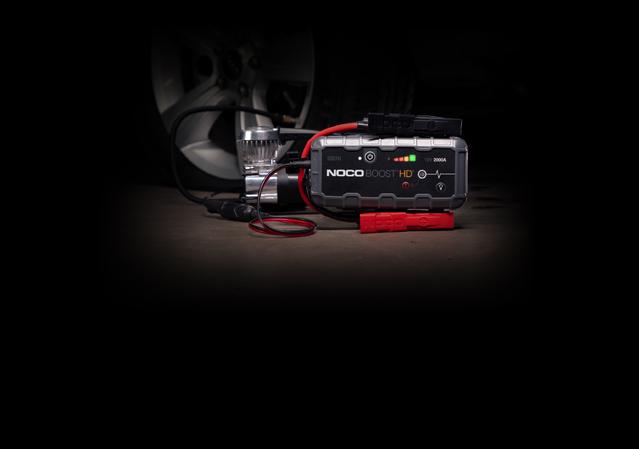 NOCO Boost GB70 powering a 12V accessory