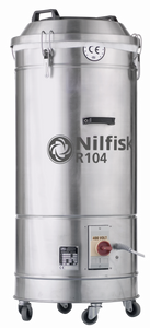 Nilfisk R104V - Industrial Vacuum Cleaner - 240V 60HZ 30 GAL Vacuum - 4-R104N2V