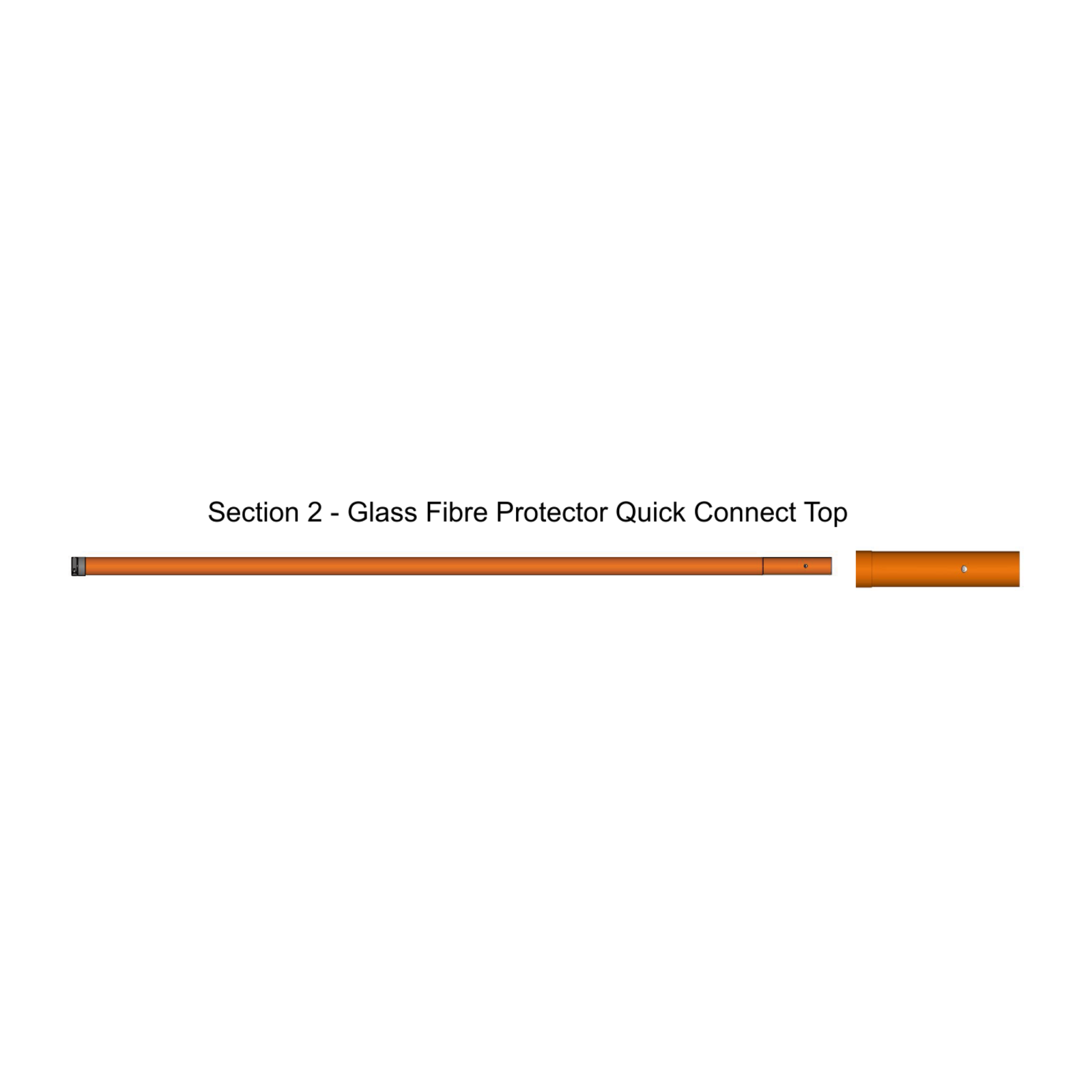Section 2 Glass Fiber Protector Quick Connect Top