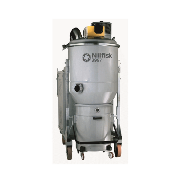 Nillfisk 3997W - Industrial Vacuum Cleaner - 440V SS HEPA Cart Vac - 3-3997WN4ACXX
