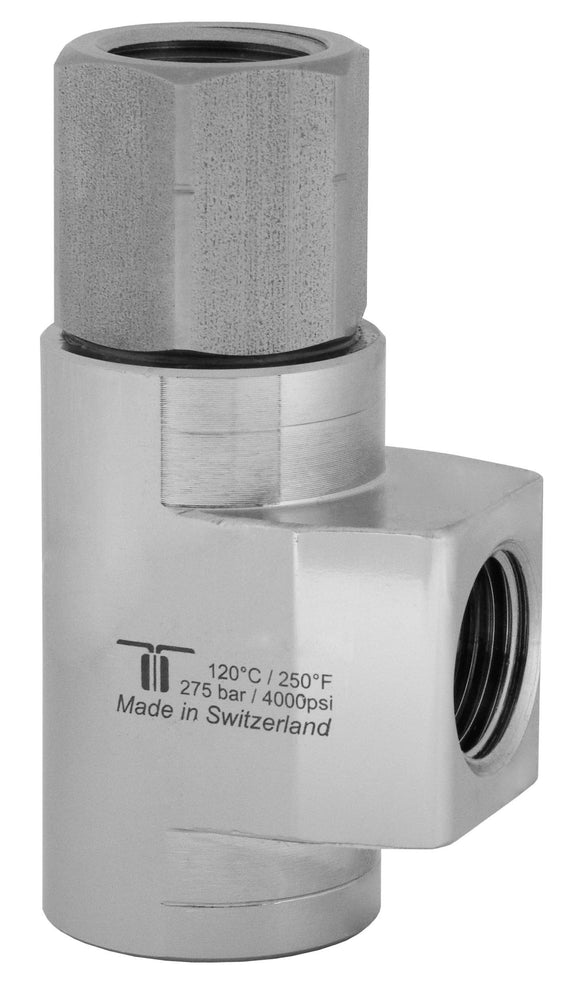 Mosmatic rotary unions WDCS swivel with radial ball bearings and protection plate G1 1/2