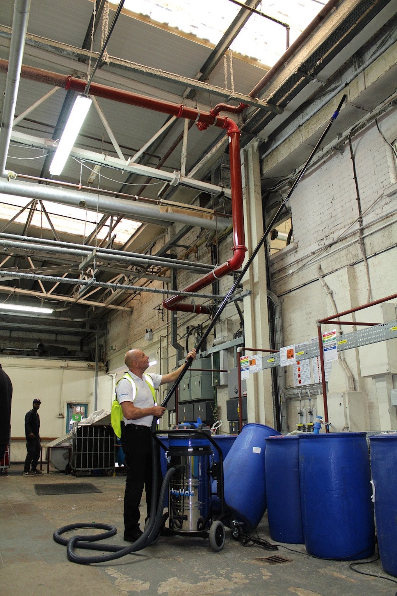 SkyVac®️ Action Photo - High Ceiling Cleaning 2