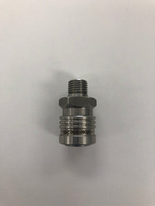 Mosmatic Quick Connect Coupler 1/4" NPTM D12 Stainless Steel 70.016