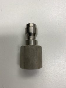 Mosmatic Quick Connect Plug - 1/4" NPTF - D12 - Stainless Steel - 70.025