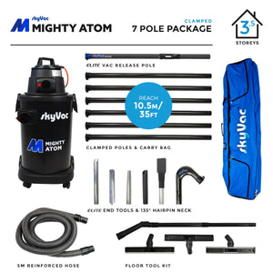 SkyVac®️ Mighty Atom Clamped 4 Pole Package
