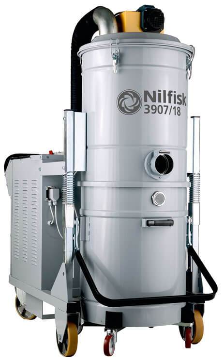 Nilfisk 3907 - Industrial Vacuum Cleaner - 575V HEPA Vacuum - 3-3907N7A
