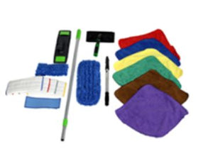 IPC Eagle Microfiber Systems TECHNO PAD STARTER MOP/FRAME PACK Includes Techno Pad with handle extension