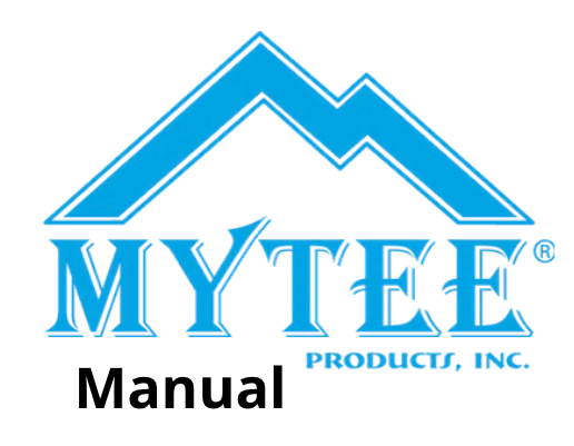 Mytee Manual - A500 Stackable Van Shelving System (Set of 4 Shelves)