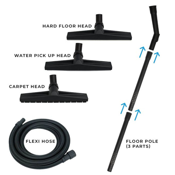 SkyVac Floor Kit for Wet and Dry Vacuuming